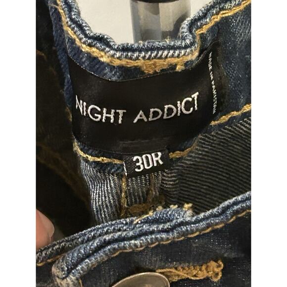 Night Addict Women's size 30R Distressed Denim Jeans - Picture 6 of 6